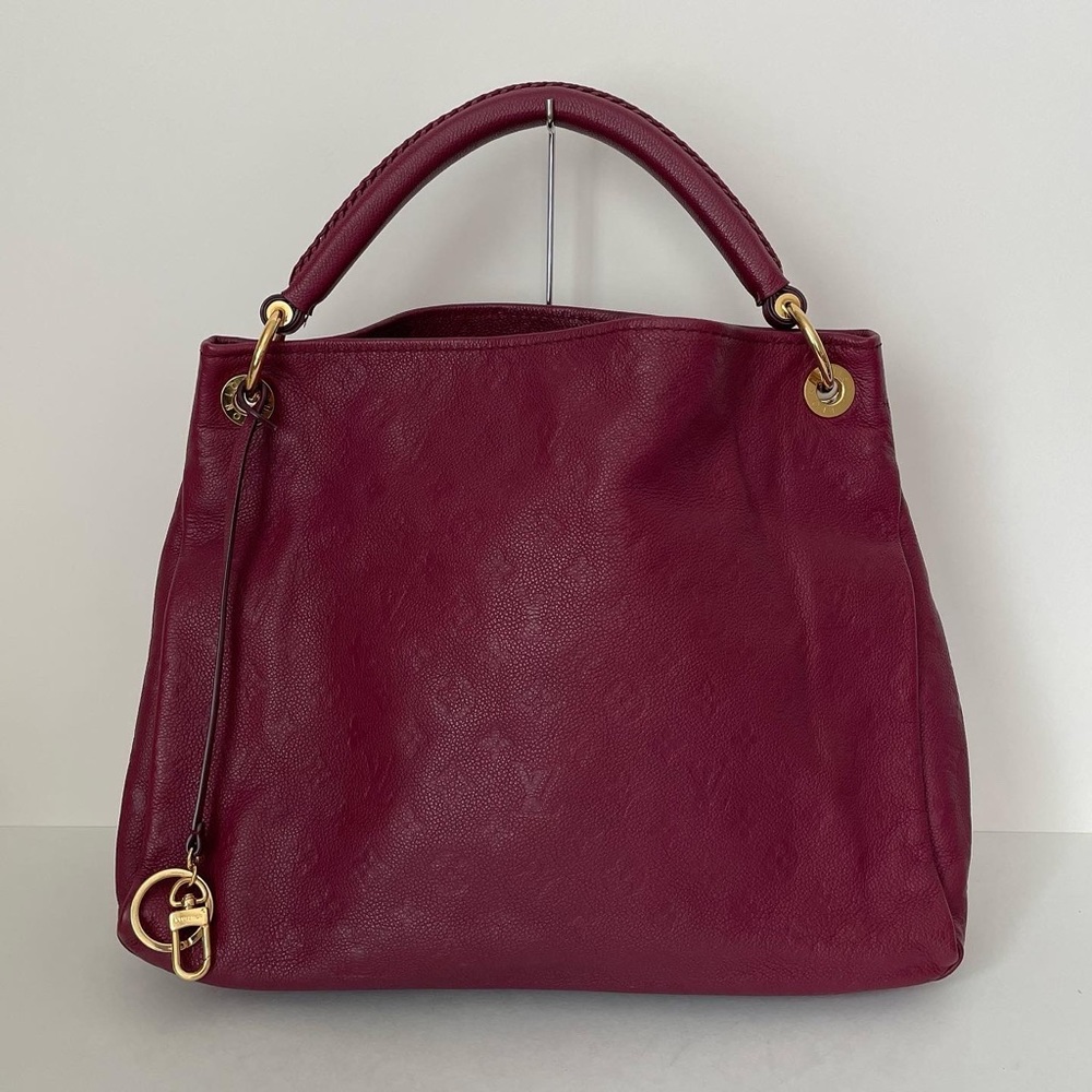Authentic Louis Vuitton Empreinte Medium Artsy MM Rasberry Aurore